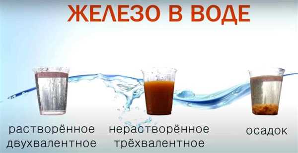 Методы очистки воды от железа